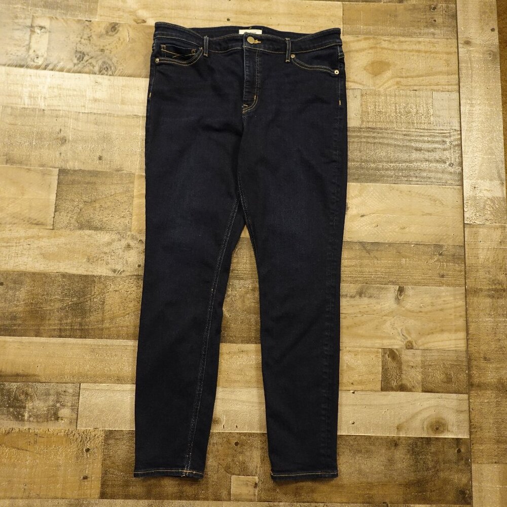Revtown Skinny Jeans Women’s 34 Long Dark‎ Wash Stretch Denim